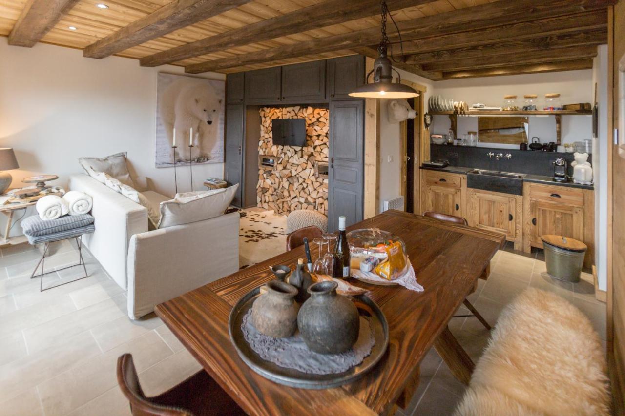 L'Ours Blanc Lodge Le Biot المظهر الخارجي الصورة